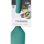 Bake & Mix - Baking Spatula Plus Scraper (Fir Green) Non-Stick, Soft-Grip Handle, Heat-Resistant, Dishwasher Safe
