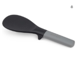 Elevate Fusion Rice Spoon, BPA Free, Heat Resistant Non Stick Kitchen Utensil, Weighted Handle, Black