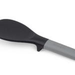 Elevate Fusion Rice Spoon, BPA Free, Heat Resistant Non Stick Kitchen Utensil, Weighted Handle, Black
