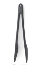 Kitchen Tongs Plus Tweezers, Granite Grey