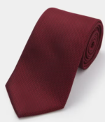 This plain grey textured polyester tie from Taylor & Wright is perfect for the office and formal occasions alike. Dimensions: Blade Width: 7.5cm. Length: 148cm.