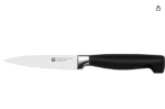 Paring Knife, Edgekeeper Stainless Steel Self-Sharpening Paring Knife Small, 9cm (3 1/2"), Clam Packed, Black