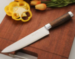  Edgekeeper Stainless Steel Self-Sharpening Utility Knife 12cm , Ideal for Mincing Herbs, Cutting Vegetables and Fileting Fish, Grey