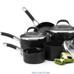 Stainless Steel Saucepan Set 14, 16 & 18cm - Induction Suitable Saucepan Set with Glass Straining Lids and Pouring Lips, Dishwasher Safe, Oven Safe, Durable Cookware