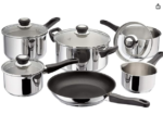 SmartStart Ultra Forged 5 Piece Cookware Set with Aeroglide Non-Stick Cookware Set, 15x Stronger, Induction Compatible, Oven Safe up to 220°, PFOA Free, Long Lasting